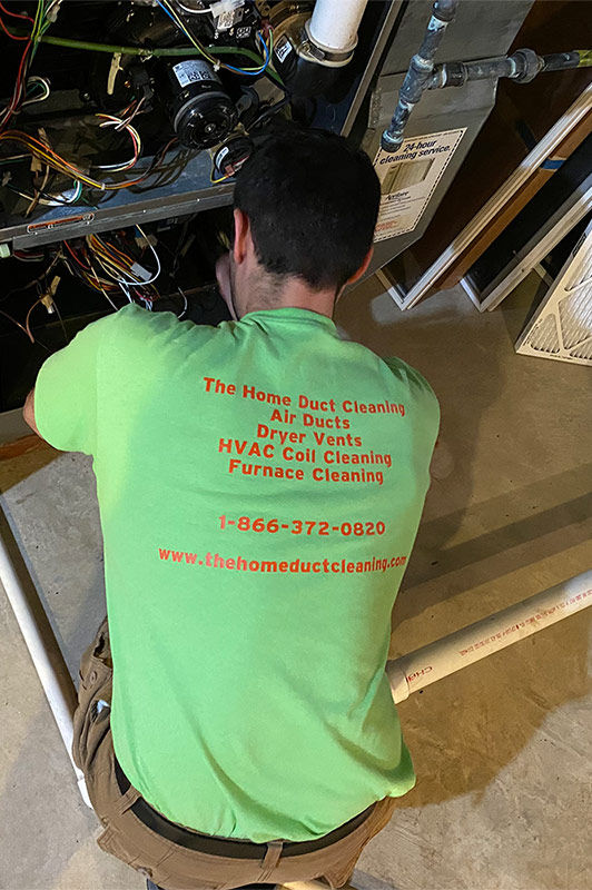 The professional air duct and HVAC cleaner
